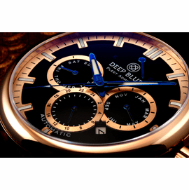 Fleet Admiral  Polish Rose Gold Case- BLACK Dial