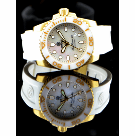 Goldtone Mother of Pearl