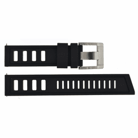 HYDRO 91 NATURAL RUBBER STRAP 20MM BLACK