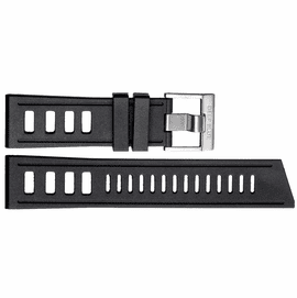 HYDRO 91 NATURAL RUBBER STRAP 24MM BLACK