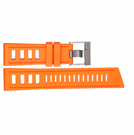 HYDRO 91 NATURAL RUBBER STRAP 24MM ORANGE
