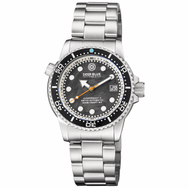 JUGGERNAUT 5 40MM SWISS AUTOMATIC DIVER BLACK CERAMIC BEZEL - BLACK CARBON DIAL - BRACELET