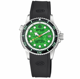 JUGGERNAUT 5 40MM SWISS AUTOMATIC DIVER BLACK CERAMIC BEZEL - GREEN COPPER TURQUOISE DIAL