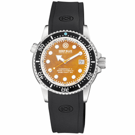 JUGGERNAUT 5 40MM SWISS AUTOMATIC DIVER BLACK CERAMIC BEZEL - TIGER EYE DIAL