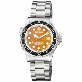 JUGGERNAUT 5 40MM SWISS AUTOMATIC DIVER BLACK CERAMIC BEZEL - TIGER EYE DIAL - BRACELET