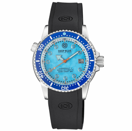 JUGGERNAUT 5 40MM SWISS AUTOMATIC DIVER BLUE CERAMIC BEZEL - BLUE COPPER TURQUOISE DIAL