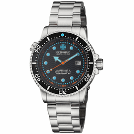 JUGGERNAUT 5 44MM AUTOMATIC DIVER BLACK CERAMIC BEZEL - BLACK DIAL - BRACELET