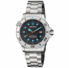 JUGGERNAUT 5 44MM AUTOMATIC DIVER WHITE CERAMIC BEZEL - BLACK DIAL - BRACELET