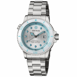JUGGERNAUT 5 44MM AUTOMATIC DIVER WHITE CERAMIC BEZEL - WHITE DIAL - BLUE HANDS
