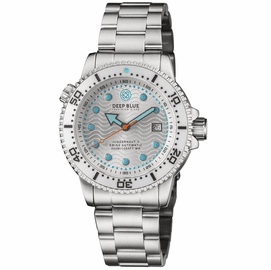 JUGGERNAUT 5 44MM AUTOMATIC DIVER WHITE CERAMIC BEZEL - WHITE DIAL - BLUE HANDS