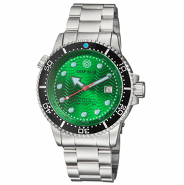 JUGGERNAUT IV SWISS AUTOMATIC  DIVER GREEN BRACELET