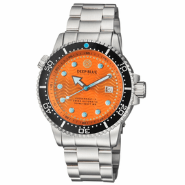 JUGGERNAUT IV SWISS AUTOMATIC  DIVER ORANGE BRACELET