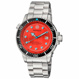 JUGGERNAUT IV SWISS AUTOMATIC  DIVER RED BRACELET