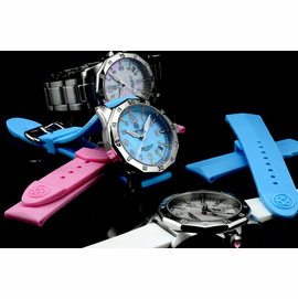 Lady Blue T100 -  MOP - Silicon Band