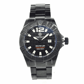MARINE DIVER 500 PVD Black/Black