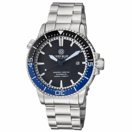 MASTER 1000 2.5 -  60 HOUR POWER RESERVE AUTOMATIC  CERAMIC BEZEL DIVER BLACK/BLUE BEZEL BLACK DIAL