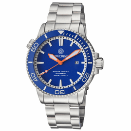 MASTER 1000 2.5 -  60 HOUR POWER RESERVE AUTOMATIC  CERAMIC BEZEL DIVER BLUE BEZEL BLUE DIAL