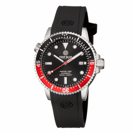 MASTER 1000 AUTOMATIC  DIVER BLACK/RED BEZEL -BLACK DIAL