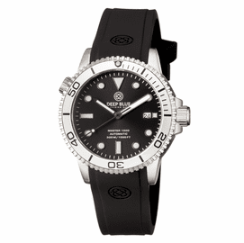 MASTER 1000 AUTOMATIC DIVER SILVER BEZEL -BLACK DIAL