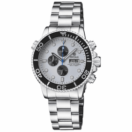 MASTER 1000 CHRONOGRAPH QUARTZ CHRONOGRAPH BLACK BEZEL - WHITE DIAL BRACELET