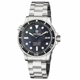 MASTER  1000 II  44MM  AUTOMATIC DIVER BLACK CERAMIC BEZEL -BLACK MOTHER OF PEARL BLACK HANDS BRACELET