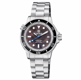 MASTER  1000 II  44MM AUTOMATIC DIVER BLACK CERAMIC BEZEL  BLACK MOTHER OF PEARL DIAL BRACELET