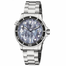 MASTER 1000 II 44MM AUTOMATIC DIVER BLACK CERAMIC BEZEL DIAMOND MOTHER OF PEARL DIAL BRACELET