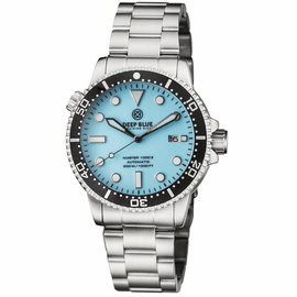 MASTER 1000 II 44MM AUTOMATIC DIVER BLACK CERAMIC BEZEL  ICE BLUE DIAL BRACELET