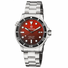 MASTER 1000 II 44MM AUTOMATIC DIVER BLACK CERAMIC BEZEL MATTE ORANGE DIAL BRACELET