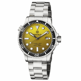 MASTER 1000 II 44MM AUTOMATIC DIVER BLACK CERAMIC BEZEL MATTE YELLOW DIAL BRACELET