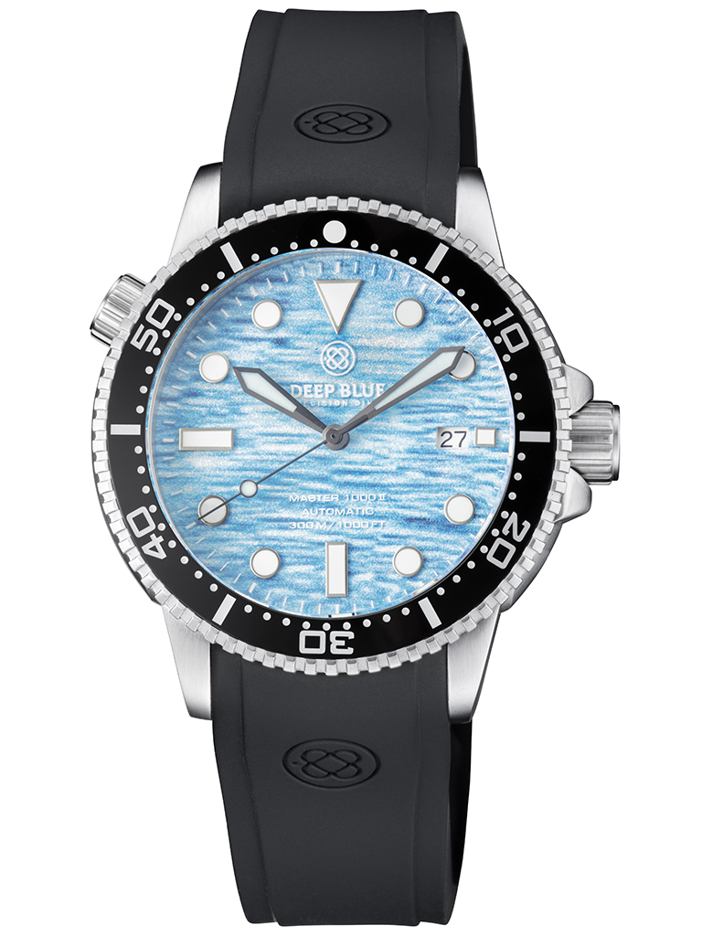MASTER 1000 II 44MM AUTOMATIC DIVER BLACK CERAMIC BEZEL OCEAN AQUA BLUE