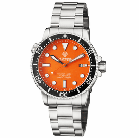 MASTER  1000 II  44MM  AUTOMATIC DIVER BLACK CERAMIC BEZEL -ORANGE MATTE DIAL
