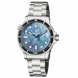 MASTER  1000 II  44MM  AUTOMATIC DIVER BLACK CERAMIC BEZEL -PLATINUIM MOTHER OF PEARL DIAL CODE