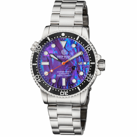 MASTER  1000 II  44MM  AUTOMATIC DIVER BLACK CERAMIC BEZEL -PURPLE ABALONE DIAL