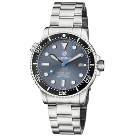 MASTER 1000 II 44MM AUTOMATIC DIVER BLACK CERAMIC BEZEL -SLATE GREY BLUE SUNRAY DIAL BRACELET