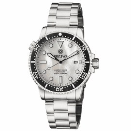 MASTER  1000 II  44MM  AUTOMATIC DIVER BLACK CERAMIC BEZEL -WHITE MOTHER OF PEARL DIAL