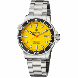 MASTER  1000 II  44MM  AUTOMATIC DIVER BLACK CERAMIC BEZEL -YELLOW MATTE DIAL