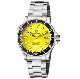 MASTER  1000 II  44MM  AUTOMATIC DIVER BLACK CERAMIC BEZEL -YELLOW SUNRAY  DIAL 