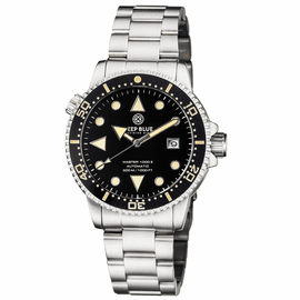 MASTER 1000 II 44MM AUTOMATIC DIVER BLACK VINTAGE LUME CERAMIC BEZEL ARROW VINTAGE BLACK DIAL