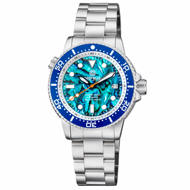 MASTER  1000 II  44MM AUTOMATIC DIVER BLUE CERAMIC BEZEL  BLUE ABALONE DIAL BRACELET