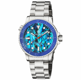 MASTER  1000 II  44MM  AUTOMATIC DIVER BLUE EMBOSSED  CERAMIC BEZEL -BLUE ABALONE DIAL