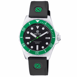MASTER 1000 RETRO  -  GREEN BEZEL - BLACK DIAL - GREEN SECOND HAND -  STRAP