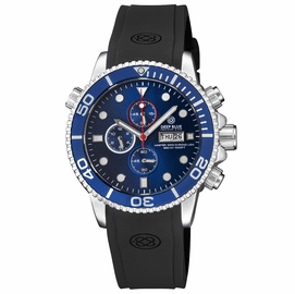 MASTER 1000 USA CHRONOGRAPH QUARTZ CHRONOGRAPH BLUE BEZEL - BLUE DIAL  STRAP