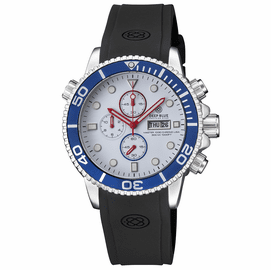 MASTER 1000 USA CHRONOGRAPH QUARTZ CHRONOGRAPH BLUE BEZEL - WHITE DIAL STRAP