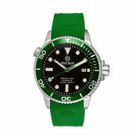 MASTER 1000M AUTOMATIC  DIVER GREEN/BLACK-GREEN STRAP