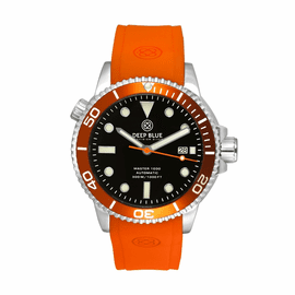 MASTER 1000M AUTOMATIC  DIVER ORANGE/BLACK-ORANGE STRAP