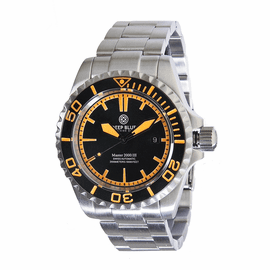 Master 2000 III Inner Lume Ring  - Black Black  Black -ORANGE Lume
