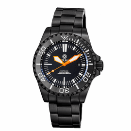 MASTER 2000 SWISS AUTOMATIC DIVER BLACK-ORANGE-PVD BLACK CASE