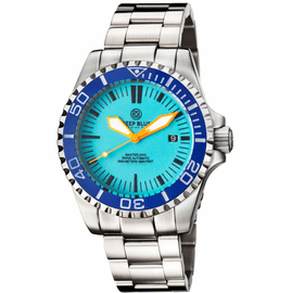 MASTER 2000 SWISS AUTOMATIC DIVER  BLUE-ORANGE-FULL LUME DIAL