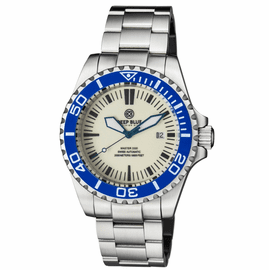 MASTER 2000 SWISS AUTOMATIC DIVER  BLUE/WHITE BEZEL  - FULL LUME WHITE DIAL